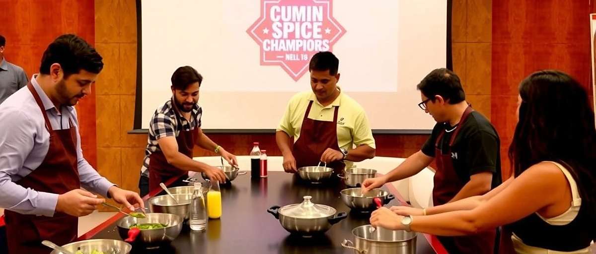 Cumin Legends Offline Meetup Cumin Legends Spice Champions offline meetup in Delhi with players competing in real cooking challenges